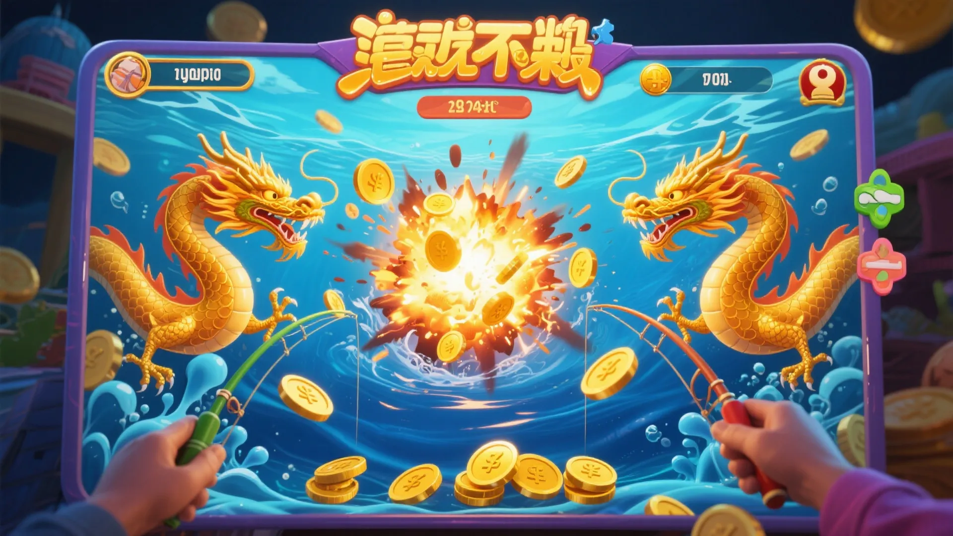 捕鱼达人震撼游戏画面